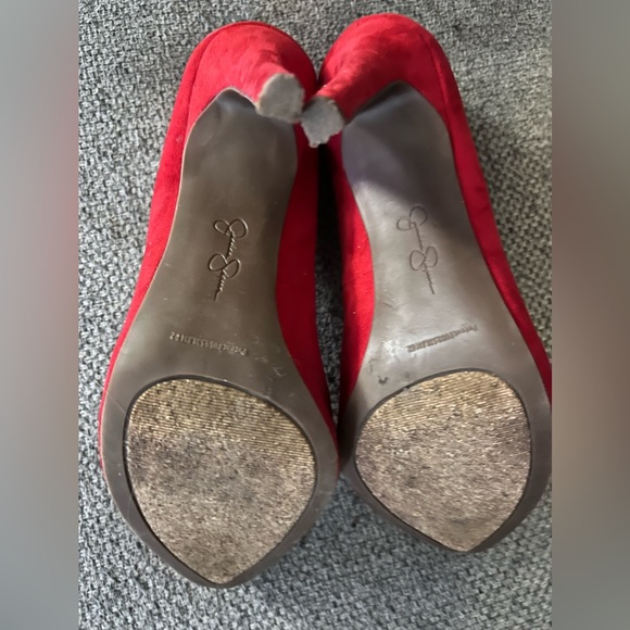 Jessica Simpson Red Heel Pumps - Size 9 - Picture 2 of 8